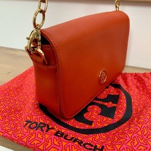 TORY BURCH chain-link shoulder purse